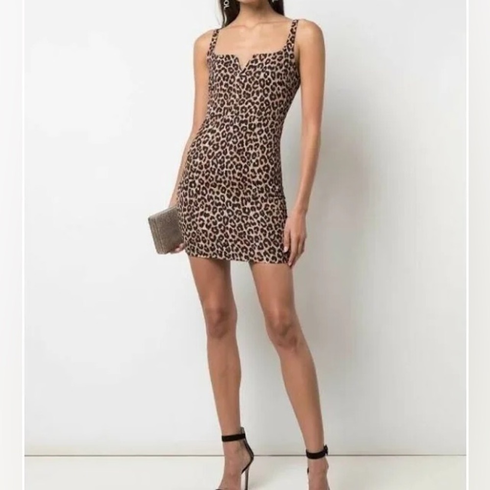 Likely Xrevolve Leopard Constance Mini Dress Leop… - image 3